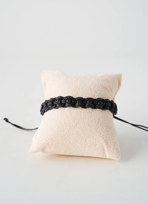 Brățară închidere cu cataramă deployantă negru TATA GISELE homme