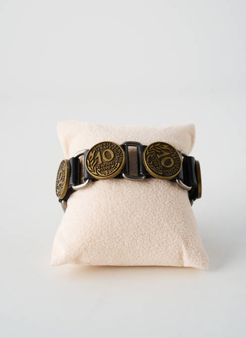 Brățară materiale din piele negru TATA GISELE homme