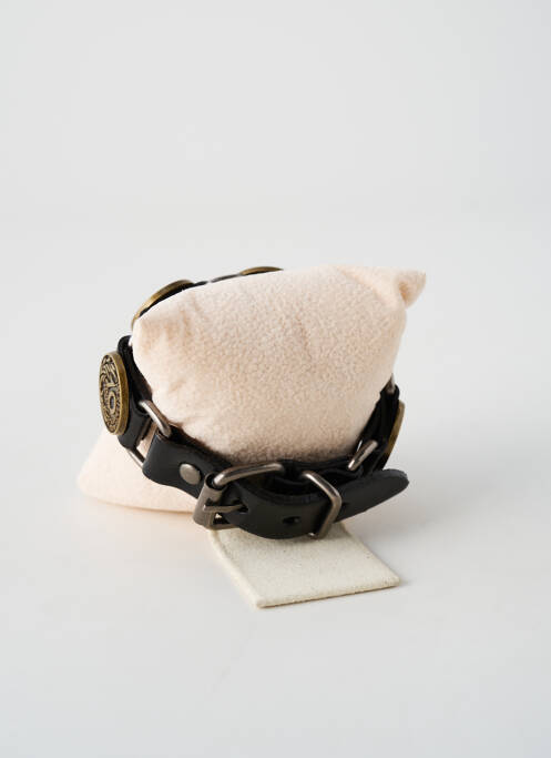 Brățară materiale din piele negru TATA GISELE homme