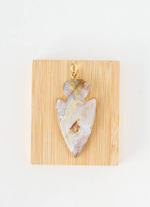 Pandantiv ornament piatră auriu TATA GISELE femme