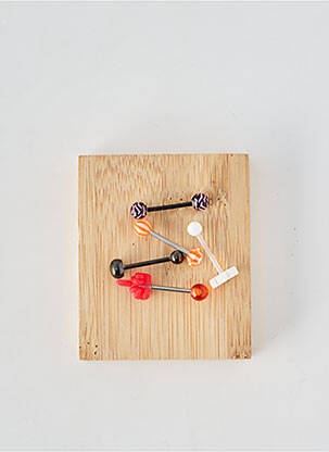 Piercing materiale metalice negru TATA GISELE femme