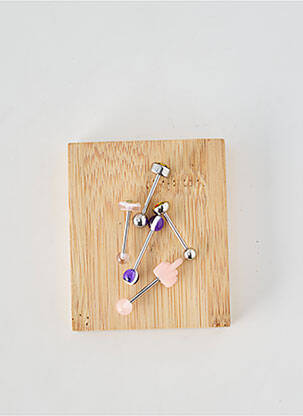 Piercing materiale metalice violet TATA GISELE femme