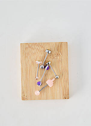Piercing materiale metalice violet TATA GISELE femeie