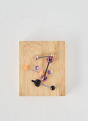 Piercing materiale metalice negru TATA GISELE femme