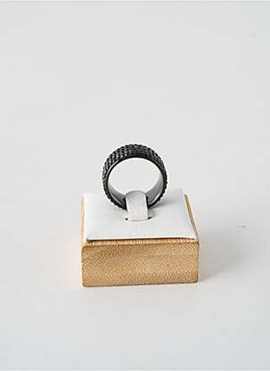 Inel materiale metalice negru TATA GISELE femeie