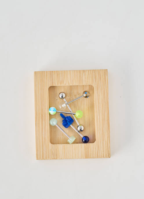 Piercing materiale metalice albastru TATA GISELE femme