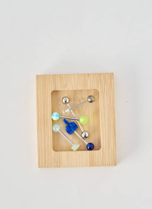 Piercing materiale metalice albastru TATA GISELE femme