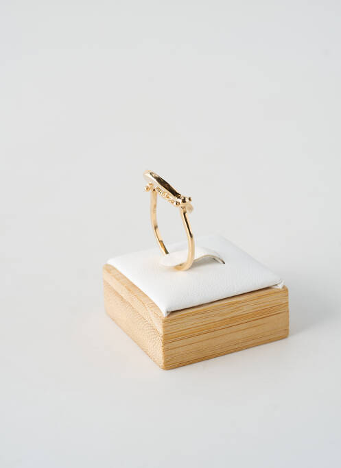 Inel materiale placate cu aur negru TATA GISELE femme