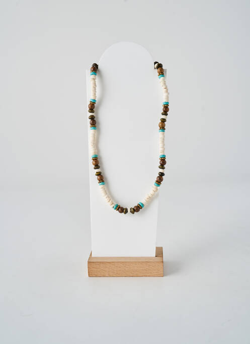 Colier ornament cu mărgele albastru TATA GISELE femme