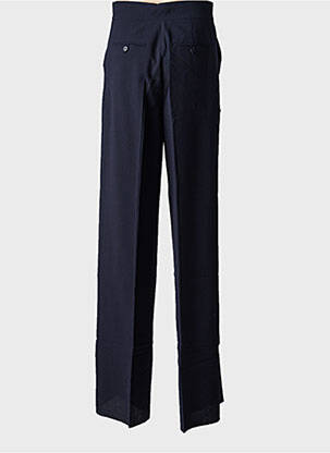 Pantalon larg țesătură crep talie înaltă negru MAX MARA femeie