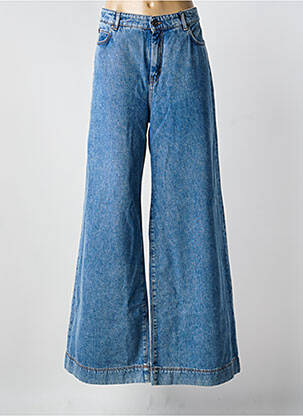 Blugi cu croială largă albastru WEEKEND MAXMARA femeie