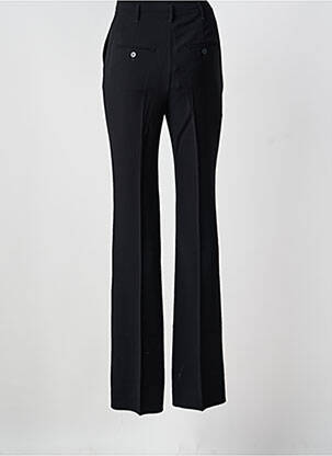 Pantalon evazat închidere cu fermoar sub clapetă cu cârlig talie înaltă negru MAX MARA femeie