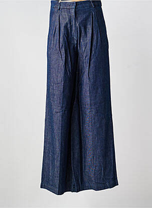 Blugi cu croială largă albastru WEEKEND MAXMARA femeie