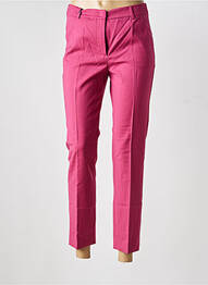 Pantalon 7/8 talie cu cleme mărime normală roz WEEKEND MAXMARA femme
