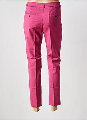 Pantalon 7/8 talie cu cleme mărime normală roz WEEKEND MAXMARA femeie