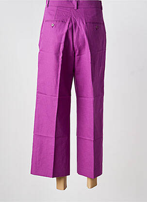 Pantalon 7/8 talie înaltă talie înaltă violet !OHO! femeie