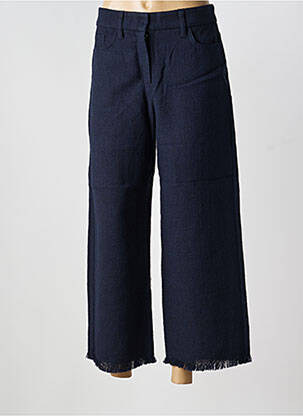 Pantalon 7/8 închidere cu fermoar sub clapetă cu nasturi mărime normală albastru MAX MARA femeie