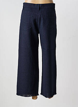 Pantalon 7/8 închidere cu fermoar sub clapetă cu nasturi mărime normală albastru MAX MARA femeie