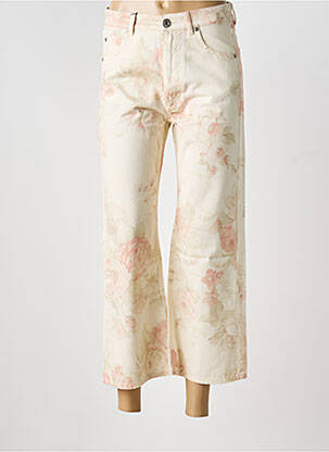 Blugi cu croială dreaptă bej WEEKEND MAXMARA femeie