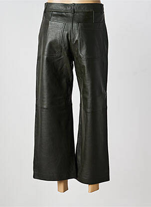 Pantalon 7/8 talie cu cleme mărime normală verde WEEKEND MAXMARA femeie