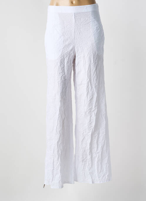 Pantalon evazat alb PIER ANTONIO GASPARI femeie