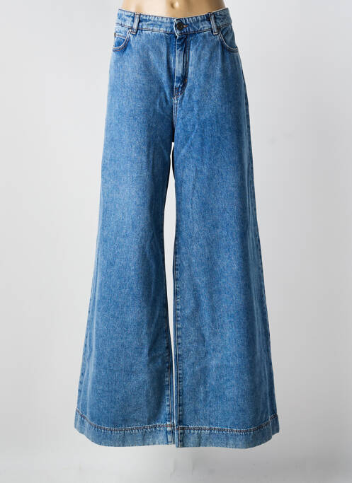Blugi cu croială largă albastru WEEKEND MAXMARA femeie