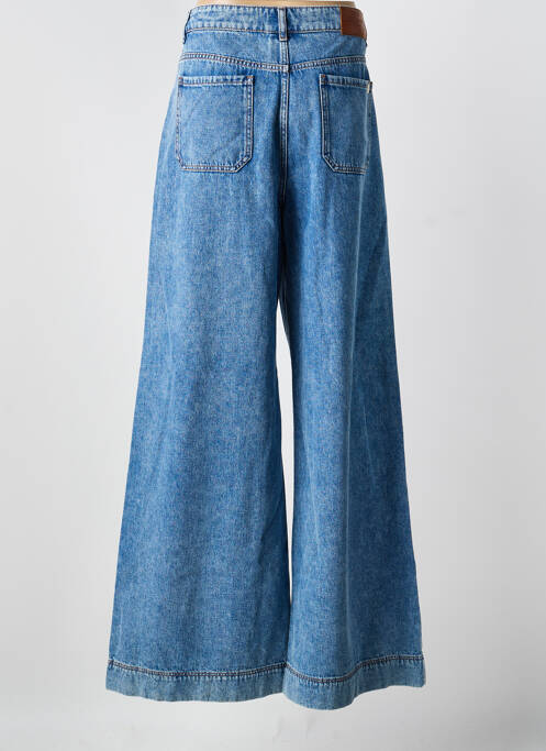 Blugi cu croială largă albastru WEEKEND MAXMARA femeie