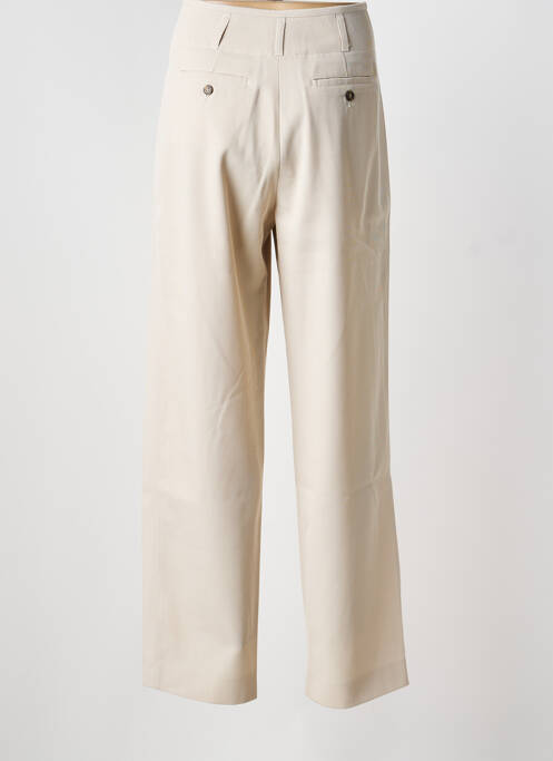 Pantalon drept bej WEEKEND MAXMARA femeie