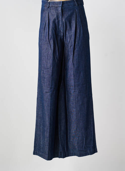 Blugi cu croială largă albastru WEEKEND MAXMARA femeie