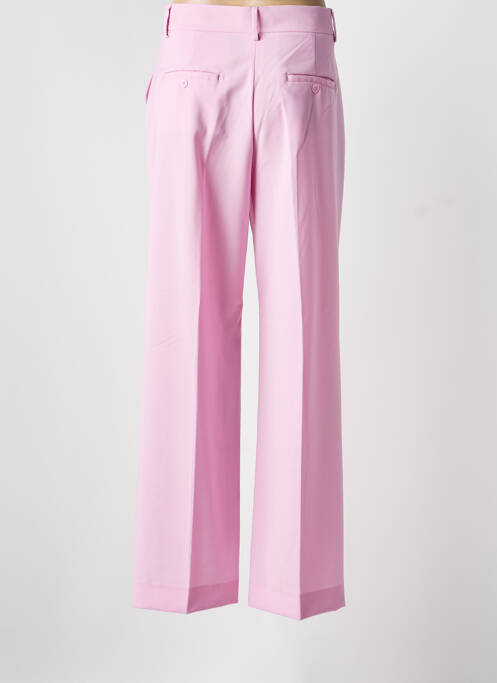 Pantalon larg roz WEEKEND MAXMARA femeie