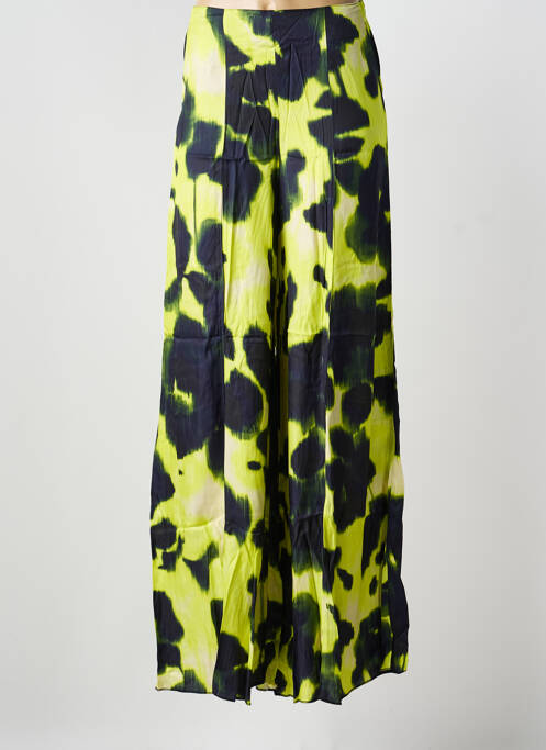 Pantalon larg galben PIER ANTONIO GASPARI femeie