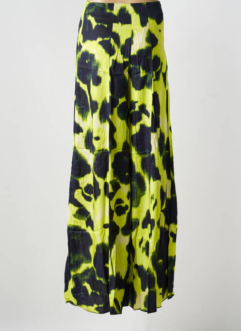 Pantalon larg galben PIER ANTONIO GASPARI femeie