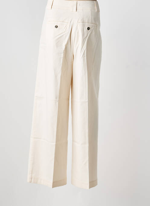 Pantalon larg bej WEEKEND MAXMARA femeie