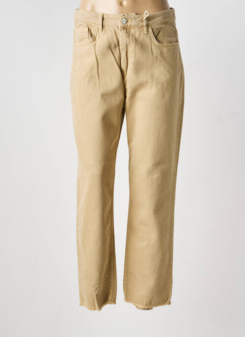 Blugi cu croială dreaptă bej HINNOMINATE femeie
