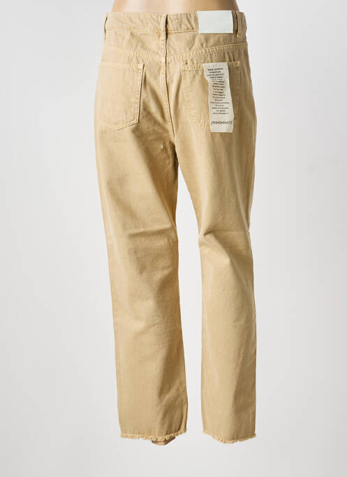 Blugi cu croială dreaptă bej HINNOMINATE femeie