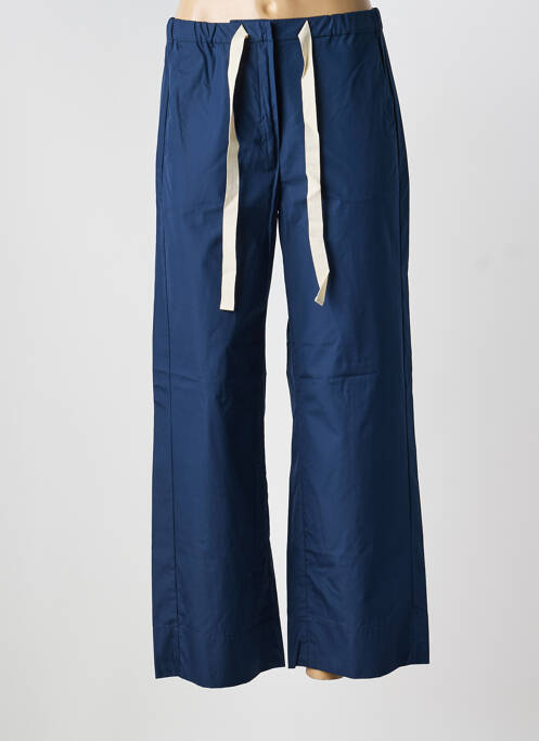 Pantalon larg albastru MAXMARA femeie