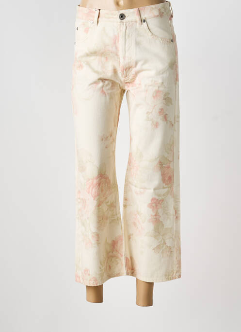 Blugi cu croială dreaptă bej WEEKEND MAXMARA femeie