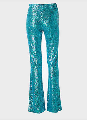 Pantalon drept elasticitate albastru GAUDI femeie