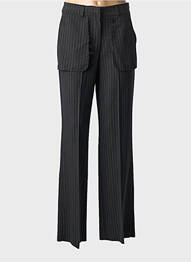 Pantalon drept elasticitate mărime normală negru DIXIE femeie