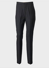 Pantalon slim talie înaltă negru SPORTMAX femeie