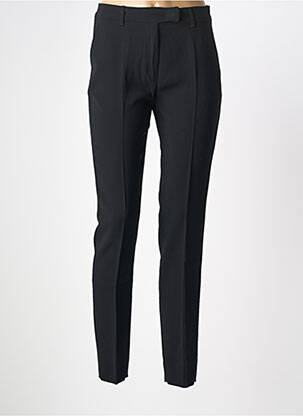 Pantalon slim talie înaltă talie înaltă negru MAX MARA femeie