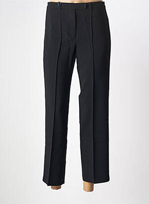 Pantalon 7/8 talie cu cleme mărime normală negru MAX MARA femeie