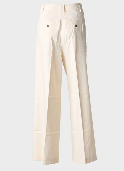 Pantalon larg bej WEEKEND MAXMARA femeie