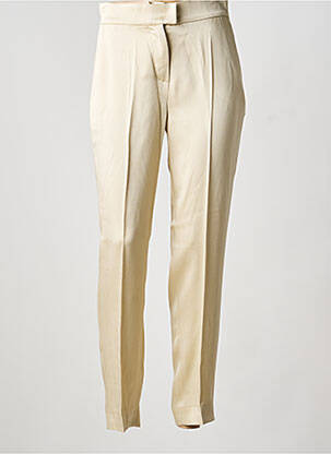 Pantalon slim bej MAXMARA femeie