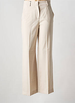 Pantalon evazat bej WEEKEND MAXMARA femeie