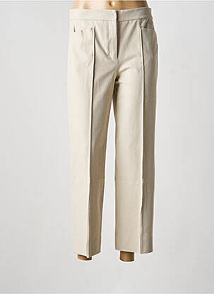 Pantalon 7/8 elasticitate mărime normală bej MAX MARA femeie