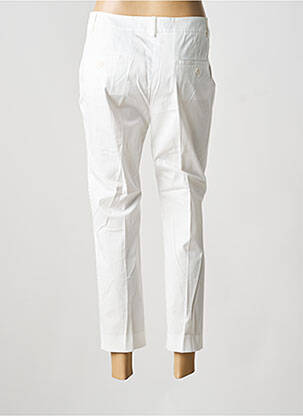 Pantalon 7/8 talie cu cleme mărime normală alb WEEKEND MAXMARA femeie