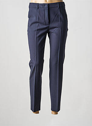 Pantalon 7/8 talie cu cleme mărime normală albastru WEEKEND MAXMARA femeie
