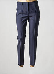 Pantalon 7/8 talie cu cleme mărime normală albastru WEEKEND MAXMARA femeie