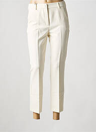 Pantalon 7/8 talie cu cleme mărime normală bej WEEKEND MAXMARA femme